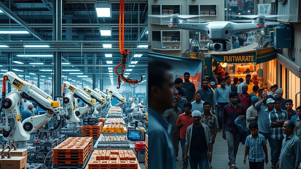 rapid tech driven job displacement