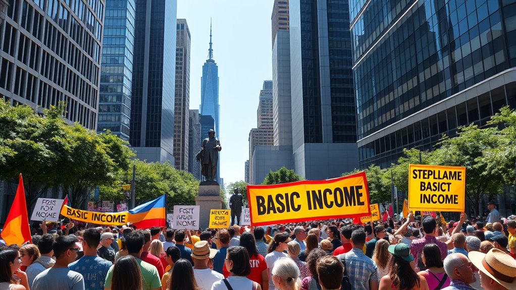 waves of basic income support