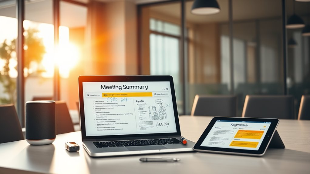 automated meeting summary generation