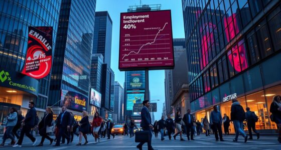 job cuts gdp rise