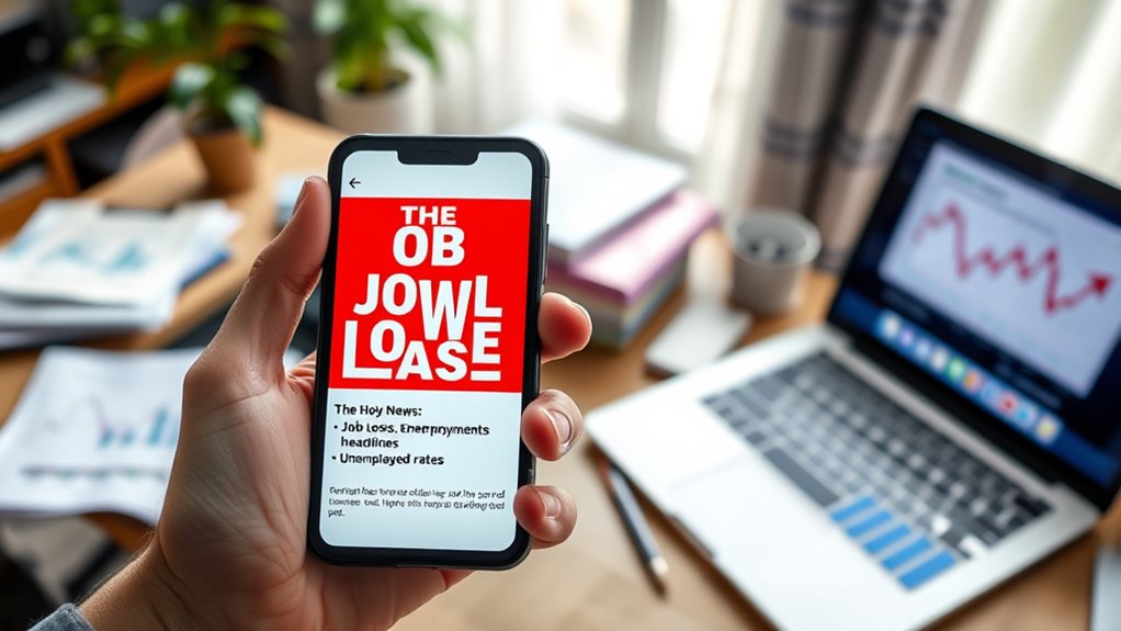 job losses vs unemployment rate