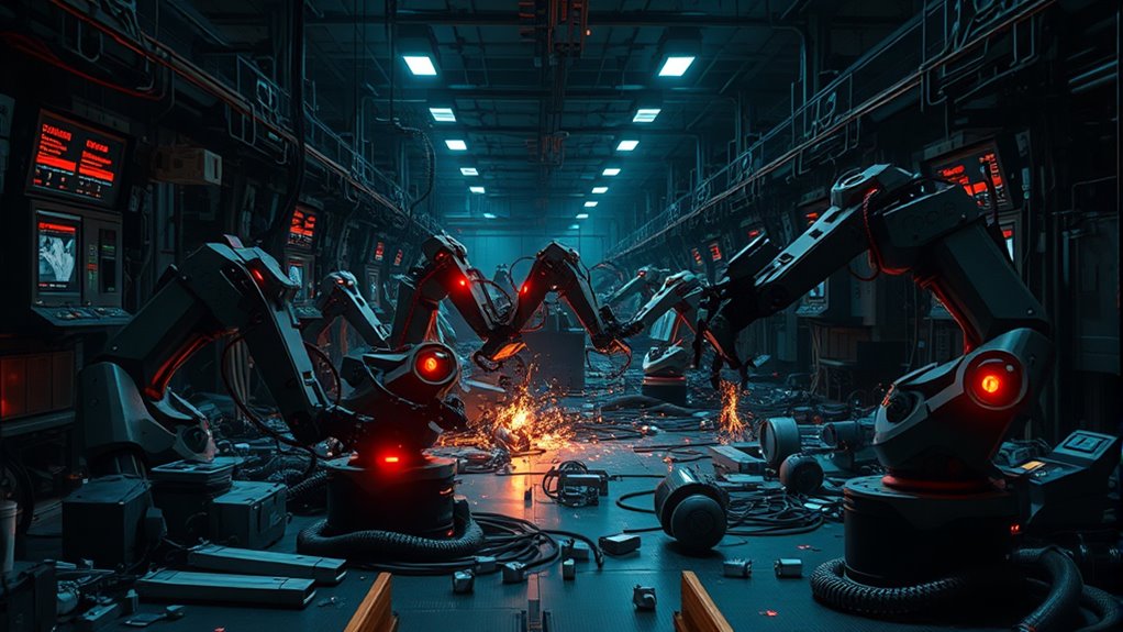 robot failures and downtime