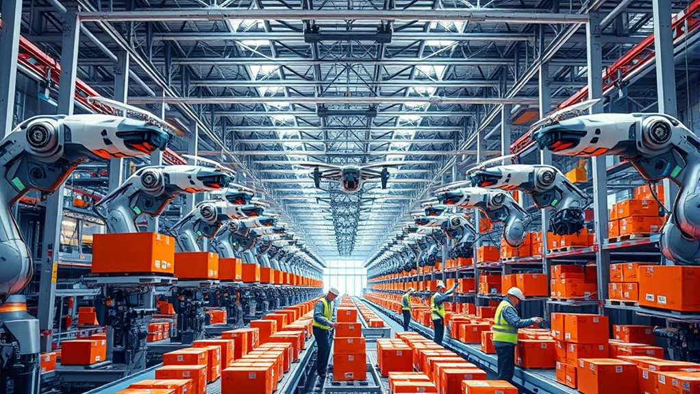 robots enhance warehouse efficiency