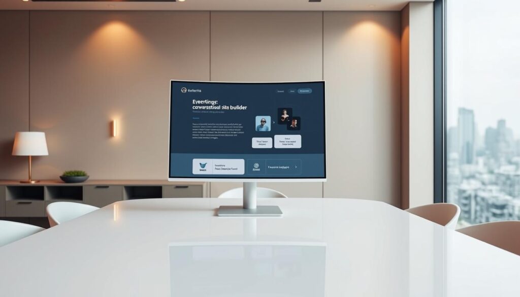 conversational site builder conversational site builder