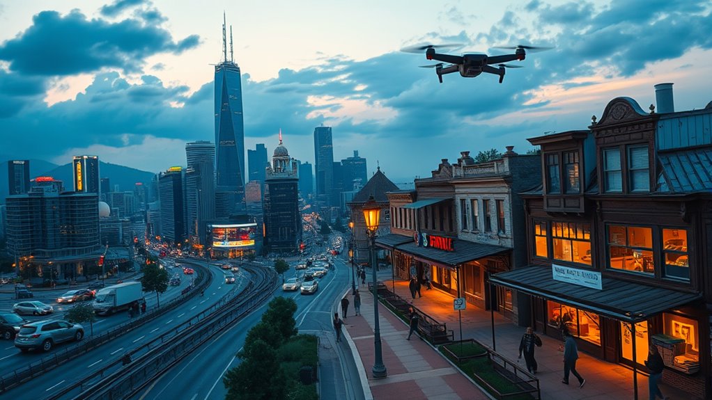 urban rural automation divide