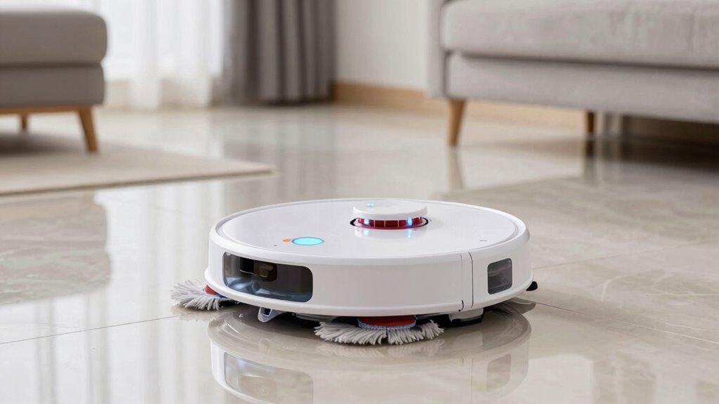 autonomous cleaning with sensors