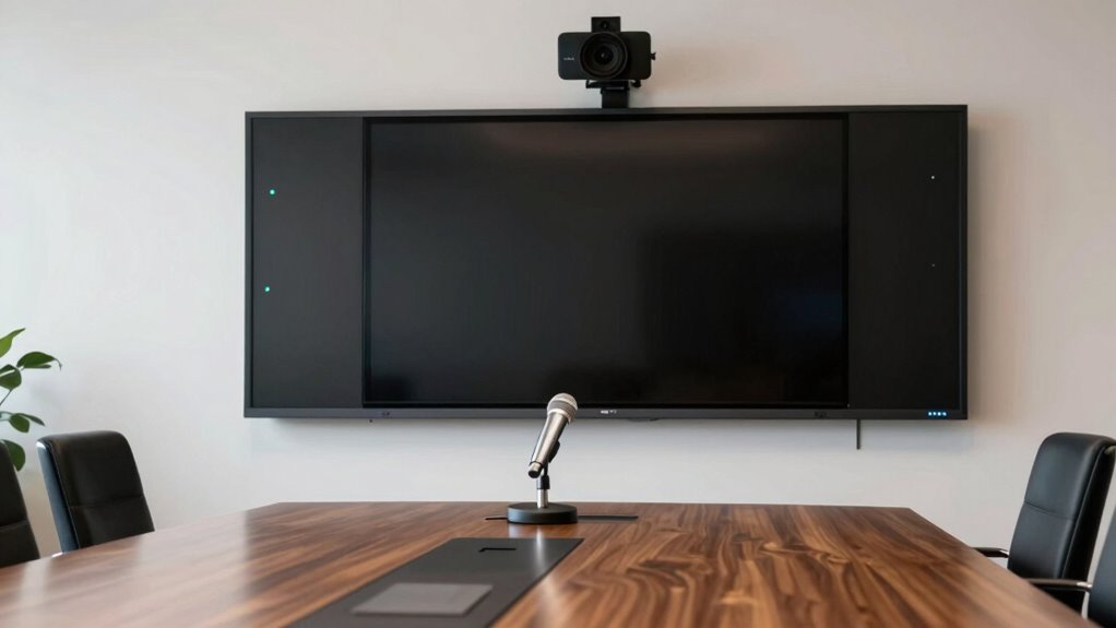 enhanced audio visual meeting setup