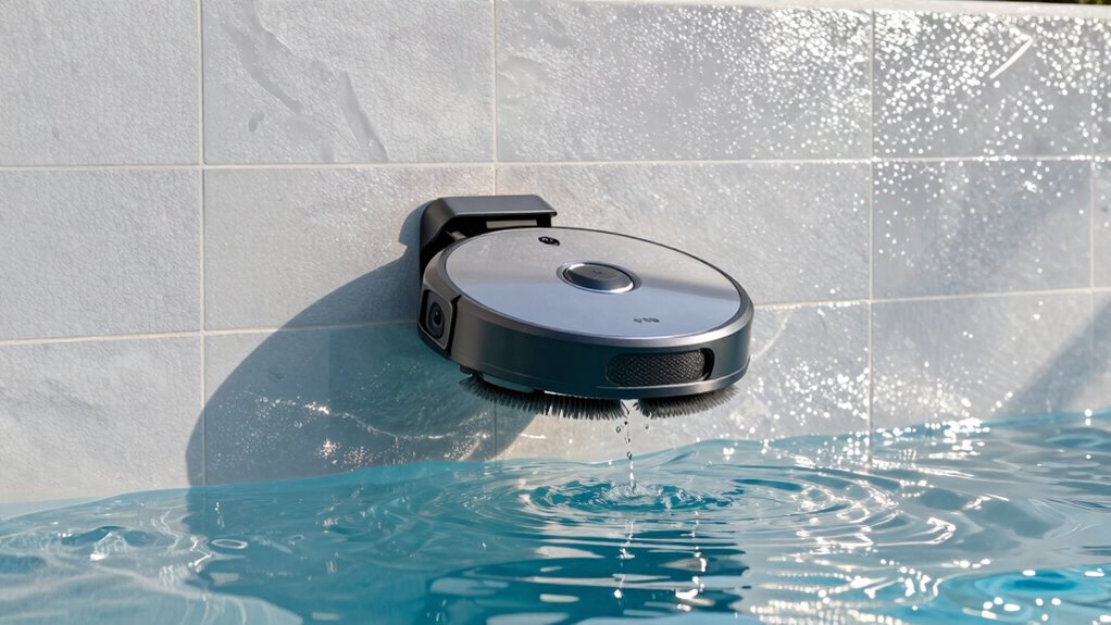 pool robot wall climbing