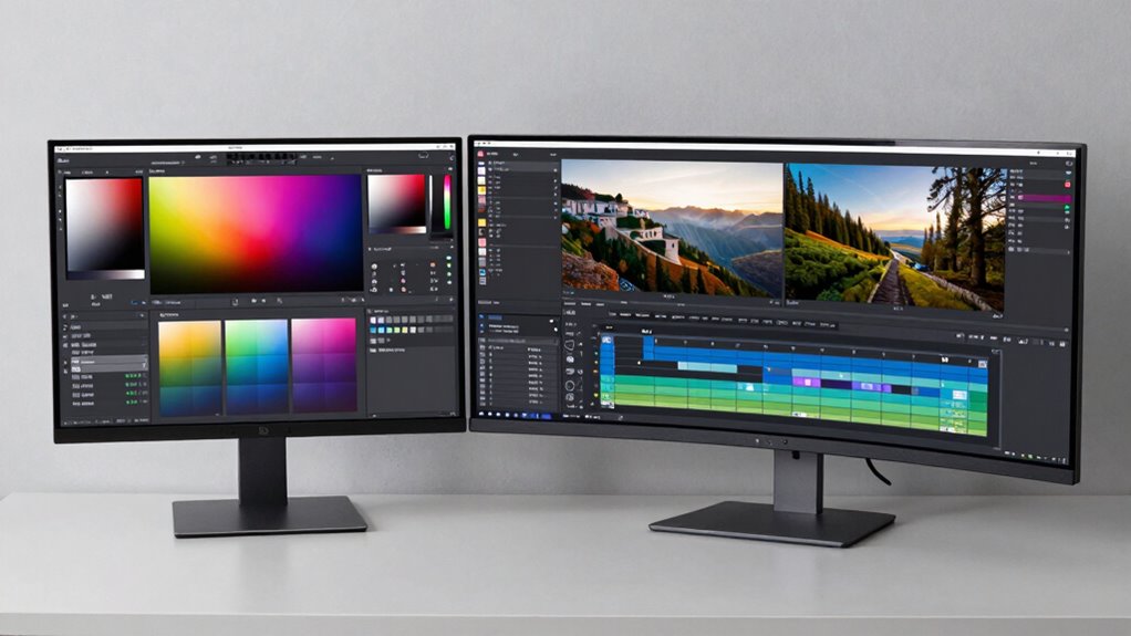versatile immersive multitasking monitor