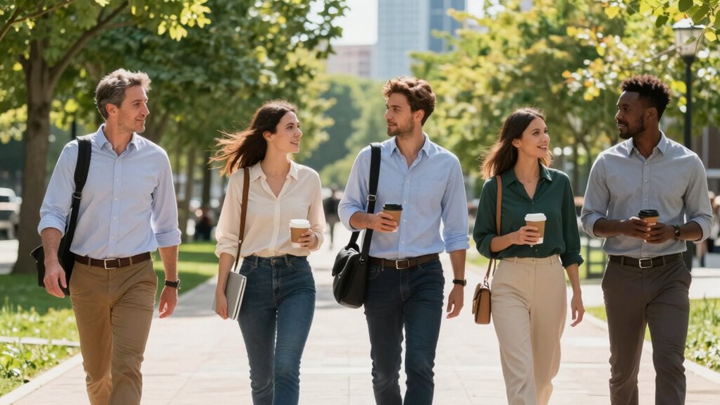 walking boosts creativity teamwork mindfulness