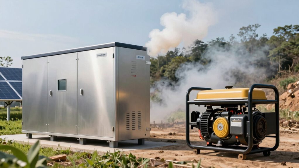 clean emission free backup