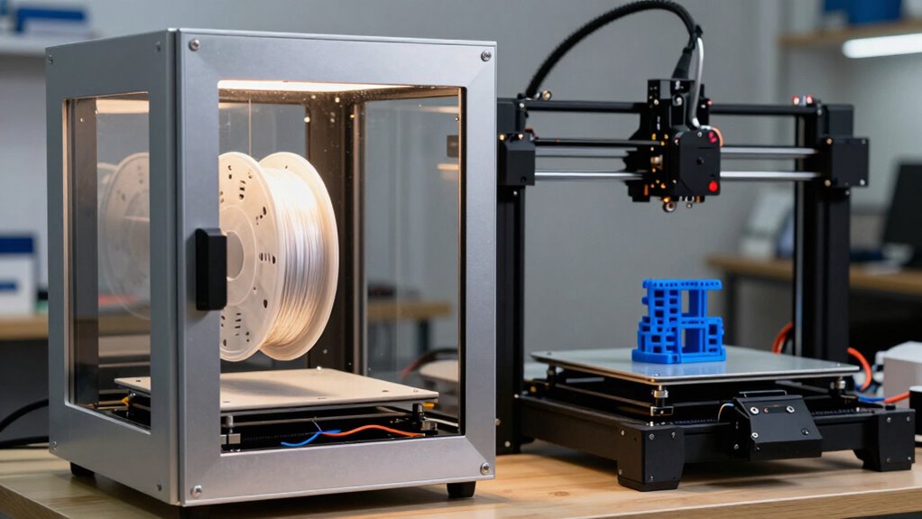 printer enclosure options comparison