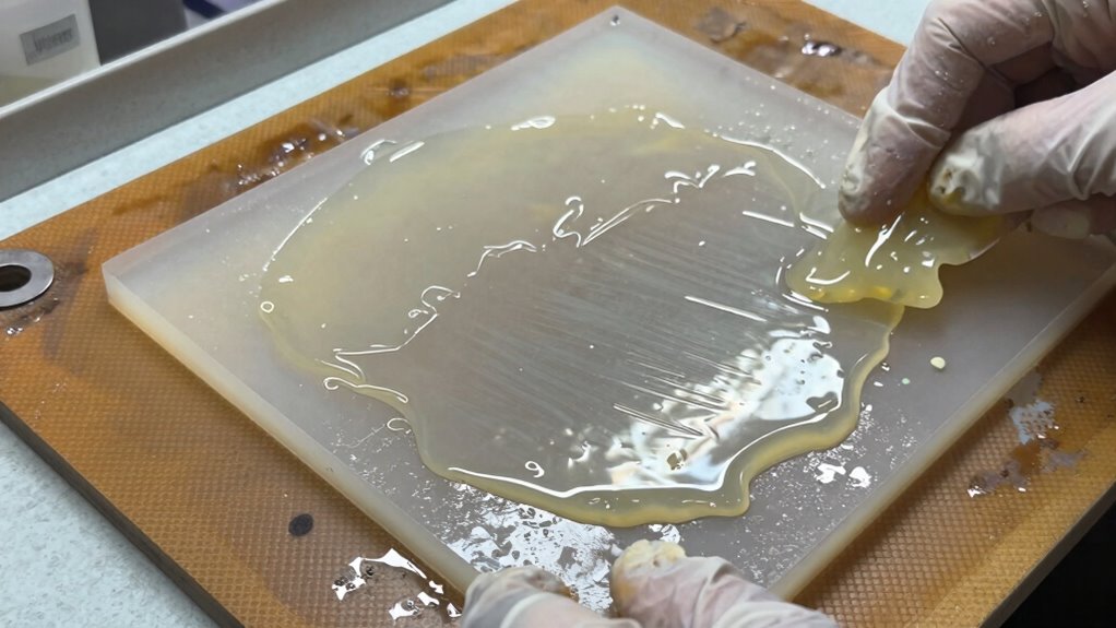 proper resin cleanup practices