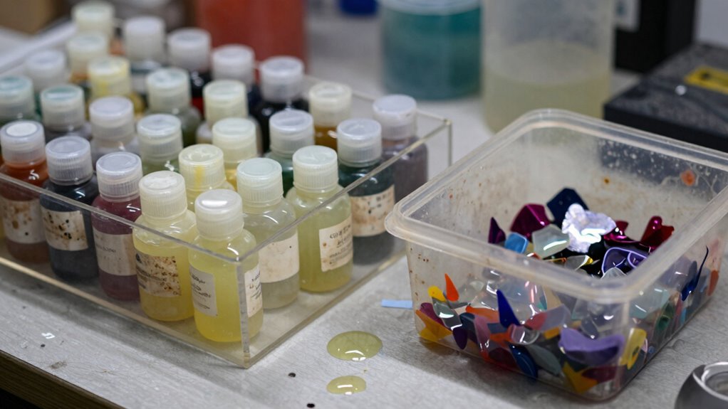 resin storage and disposal costs