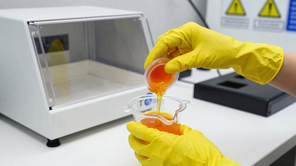 safe resin handling practices