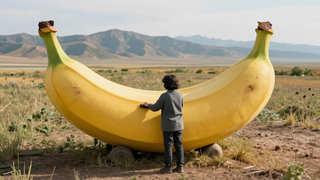 Giant Banana Pulled over in Montana Driver Says Cops Have Stopped Him 100s Times