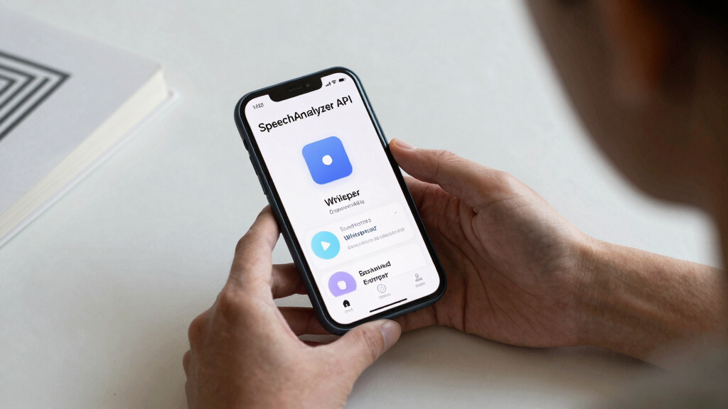Apple's new SpeechAnalyzer API, benchmarked against Whisper and its predecessor