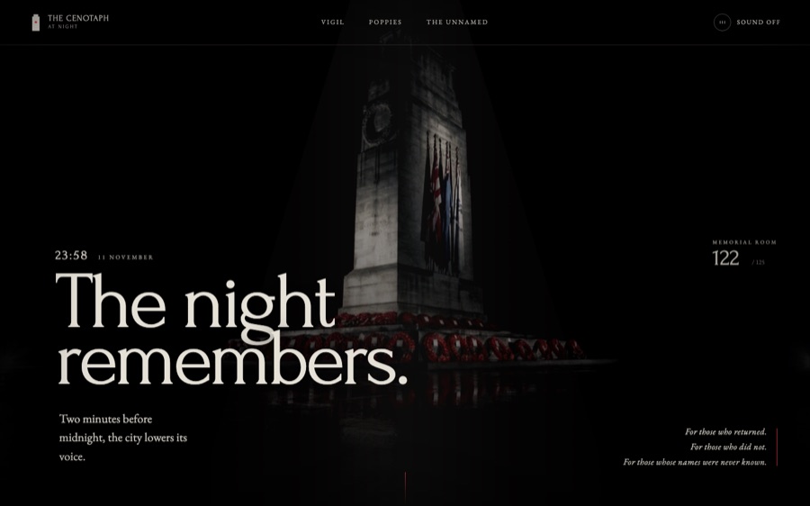 The Cenotaph at Night | A Two-Minute Vigil (FABLE/175)