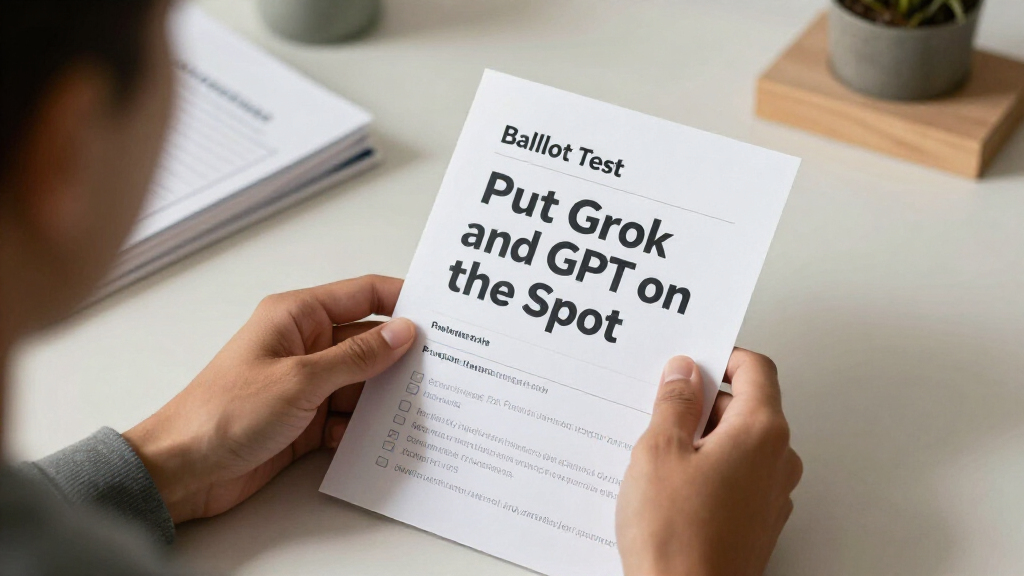 A Ballot Test Put Grok And GPT On The Spot. Here’s What It Shows