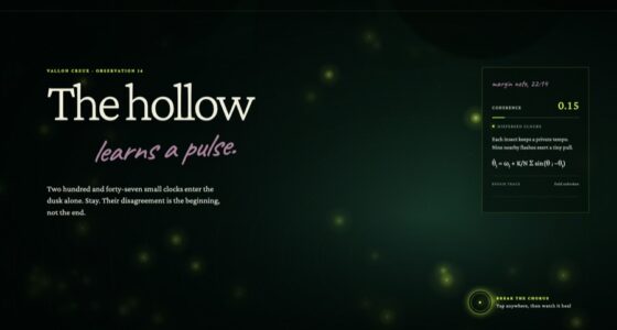 Luciole — The Synchronous Fireflies of Vallon Creux (FABLE/175)